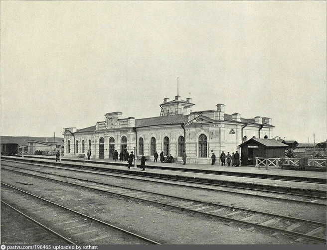 Красноярский вокзал, 1898 год | Источник: pastvu.com