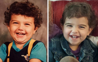 Дети повторили снимки родителей в том же возрасте — и их просто не отличить: 24 удивительных фото