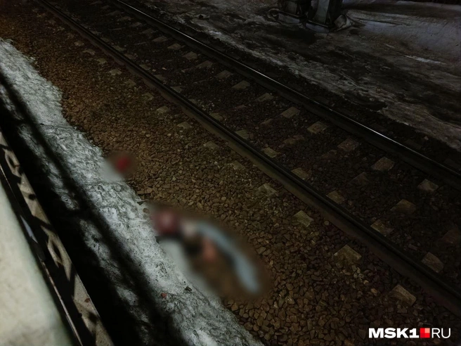 Тело разорвало и разбросало вдоль путей | Источник: Анастасия Харитонова / MSK1.RU