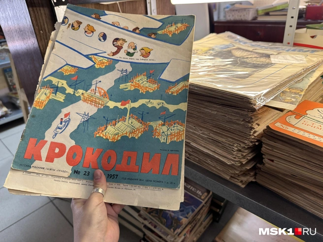 Журналы занимают тут не одну полку | Источник: Анастасия Харитонова / MSK1.RU