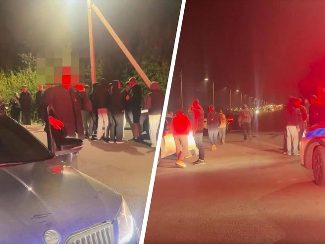 В Ярославле поймали группу уличных гонщиков — видео | Источник: Госавтоинспекция Ярославской области