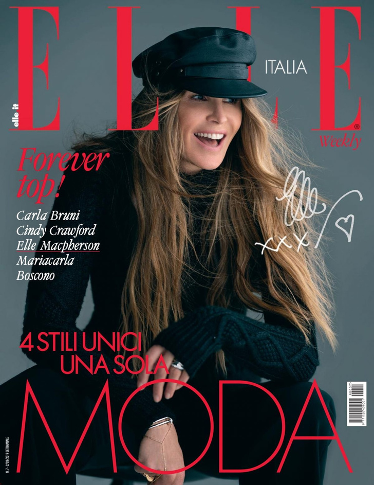 Лучшие обложки ELLE с Эль Макферсон (фото 11)