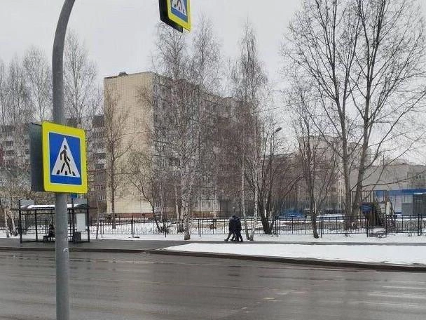 Снегопад в Тобольске на прошлых выходных. | Источник: Читательница 72.RU