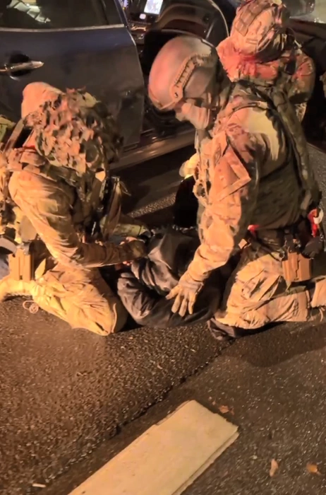 Как и в 2009 году, Магомеда задержали посреди дороги | Источник: ФСБ Башкирии