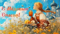 Лучшие картинки, открытки, поздравления с Медовым Спасом в 2025 году
