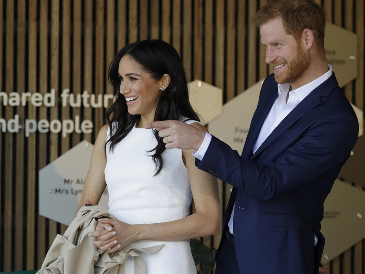 Герцог и герцогиня Сассекские во время визита в Австралию, 16 октября 2018