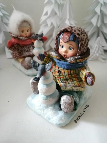 Источник: «ELKA_VATA» Авторская елочная игрушка / Vk.com