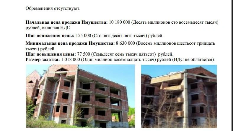 Уведомление о продаже на торгах участка с кадастровым номером 23:33:0605003:615 | Источник: Gazprom.ru