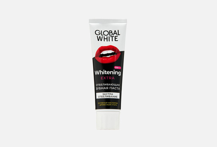 Отбеливающая зубная паста GLOBAL WHITE EXTRA WHITENING