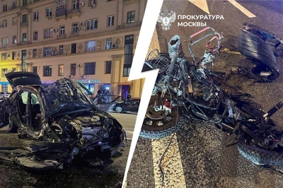 Два погибших в массовом ДТП в центре Москвы