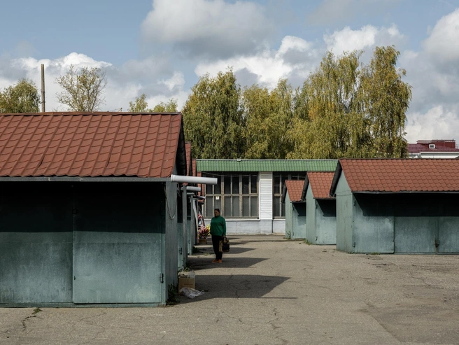 На рынке в Гаврилов-Яме большинство торговых рядов пустует | Источник: Александр Куренной / 76.RU
