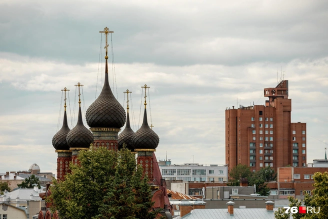 В центре Ярославля не так много высоких зданий | Источник: Александр Куренной / 76.RU 