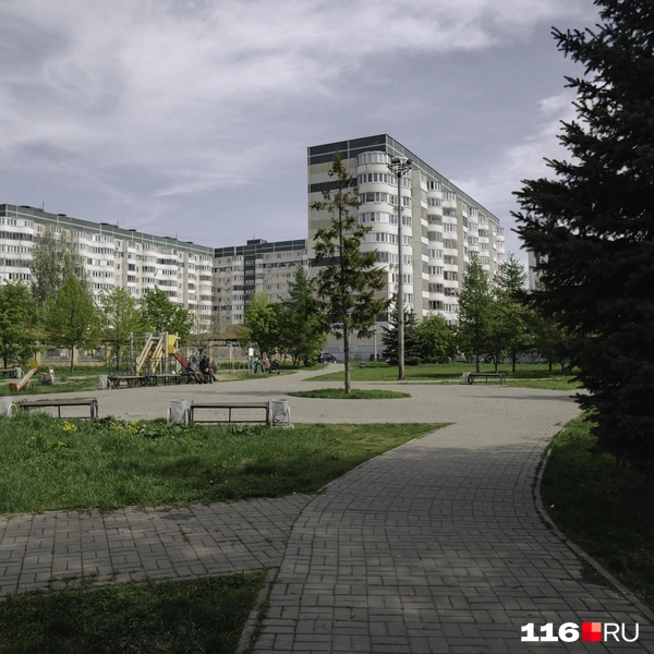 Сквер 15-летия Ново-Савиновского района | Источник: Лина Саитова / 116.RU
