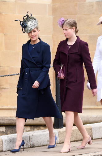 2018 годСофи Уэссекская и Леди Луиза Виндзор