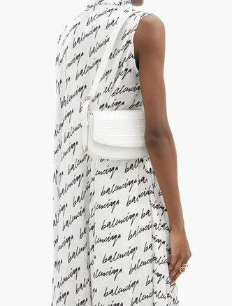 White fall: кожаная сумка Balenciaga