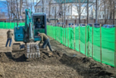 Во Владивостоке стартовало благоустройство аллеи на Ивановской