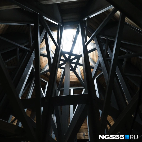 Так выглядит купол изнутри | Источник: Евгений Софийчук / NGS55.RU