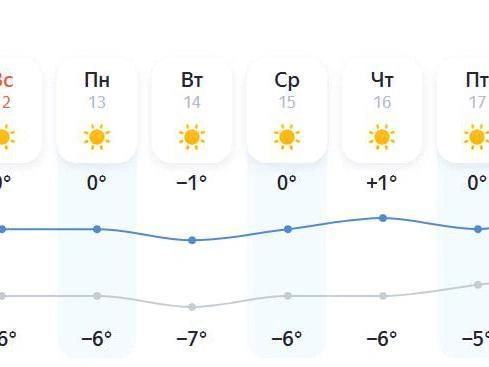 Сервис ожидает погоду без осадков. | Источник: «Яндекс.Погода»