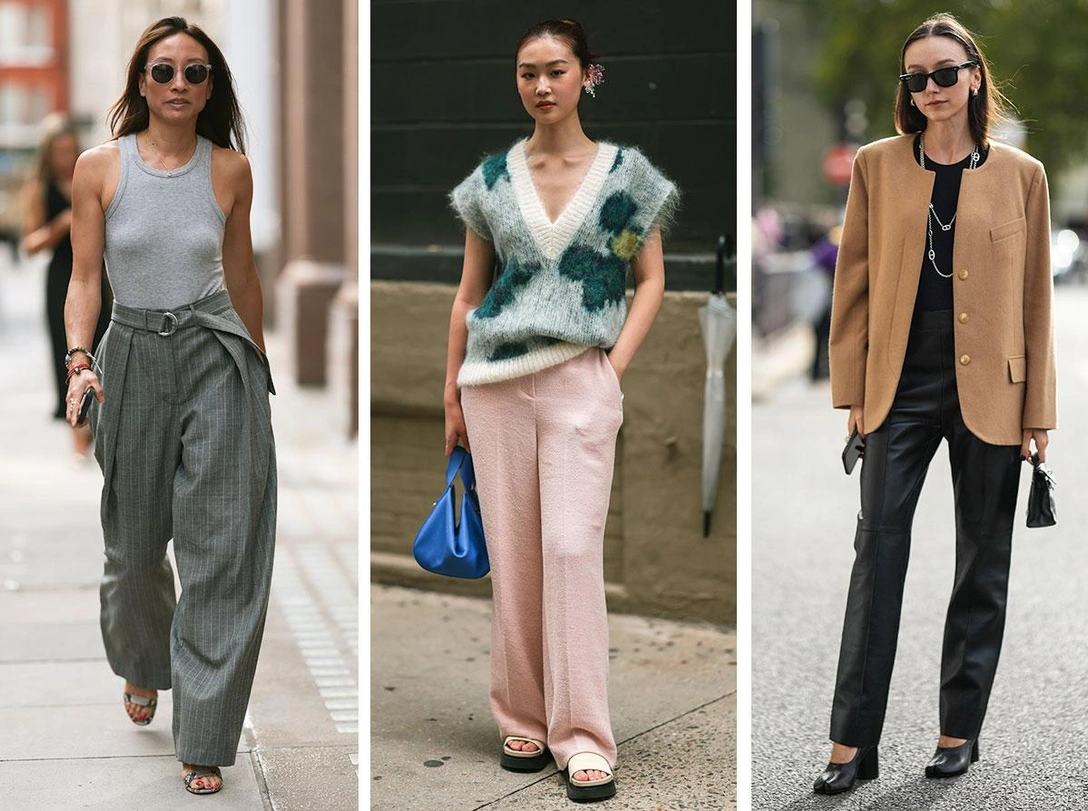 Вместо скучных джинсов: самые модные брюки на весну и лето 2024 | marieclaire.ru