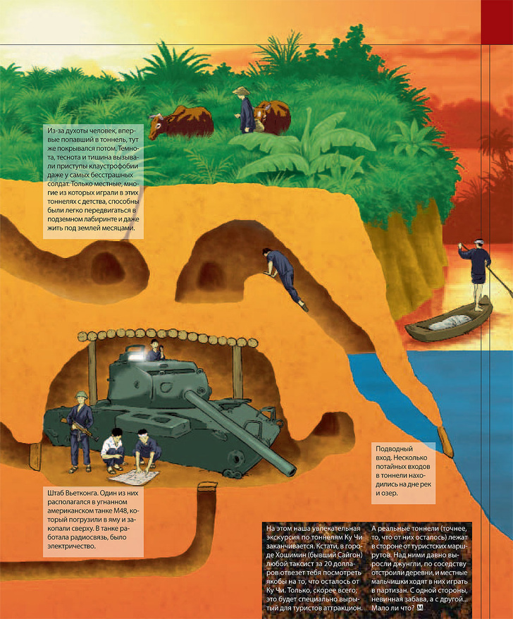 Как были устроены подземные города вьетнамских партизан