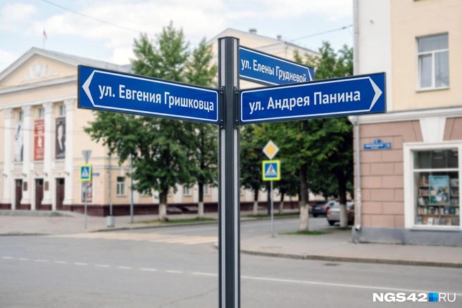 Дорожные указатели могли бы рассказывать о городе больше | Источник: Серафима Пантыкина / NGS42.RU