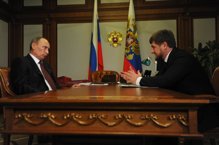 Путин поздравил сына Кадырова с бракосочетанием