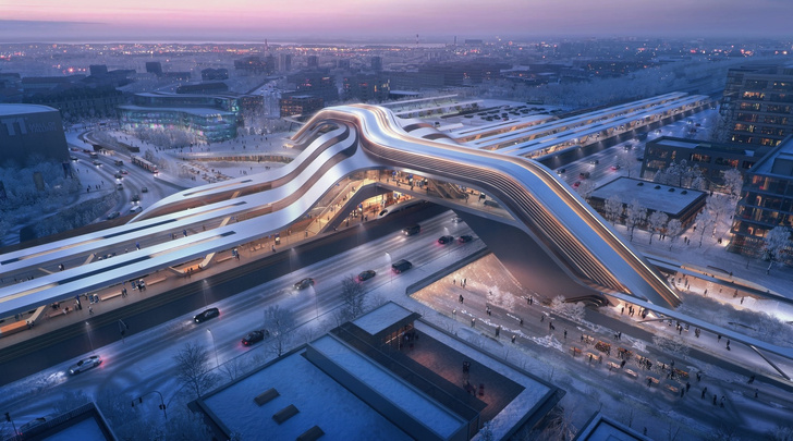 Zaha Hadid Architects построит в Таллинне мост-вокзал (фото 2)