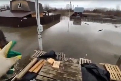 Томичи сообщают о новых подтоплениях из-за затора