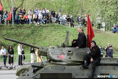 График перекрытия улиц в Томске 9 мая