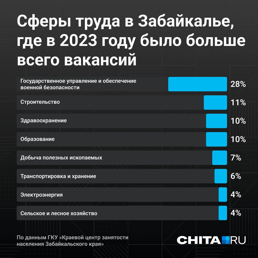 Как найти работу в Забайкалье: самые востребованные и высокооплачиваемые  профессии - 26 января 2024 - ЧИТА.ру