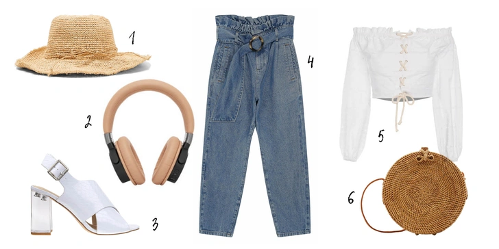1. Zara, 2. Rombica, 3, 4 - Asos, 5. Fashion. Love. Story, 6 - Mango.
