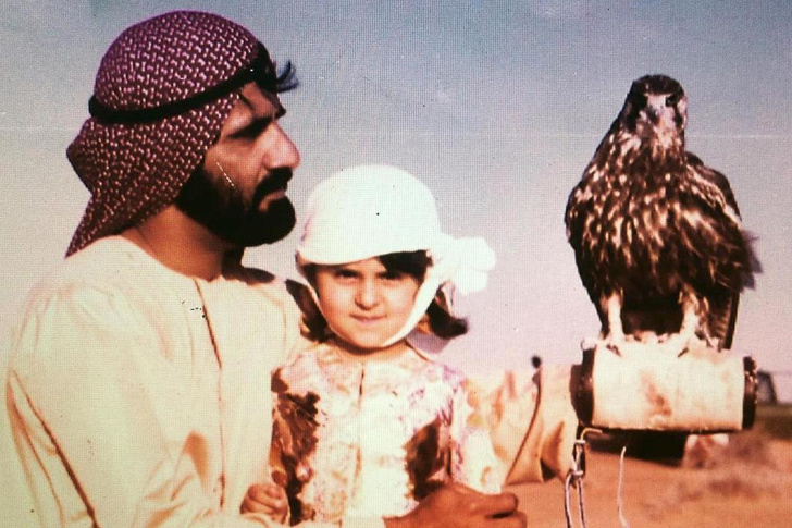 Шейх Мохаммед бен Рашид Аль Мактум с дочерью Манал