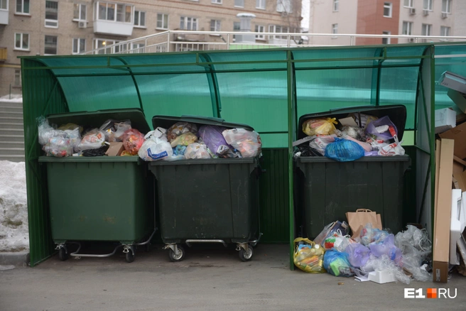 Замеры необходимы для того, чтобы подсчитать плату за мусор | Источник: Артём Устюжанин / E1.RU