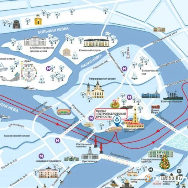 маршрут «Шустрого Бобра» | Источник: Галина Бояркова / FONTANKA.RU