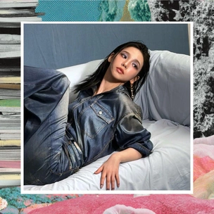 Карина из aespa показала 2 стильных макияжа с голубыми тенями на весну 2026