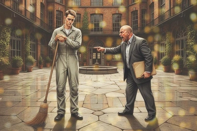 Rostov Janitor: 'I Studied Hard But Sweep Streets'