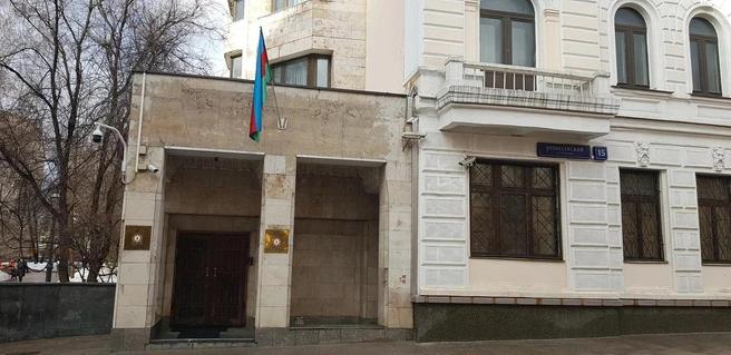 Шахин Шыхлински может скрываться в гостевом доме посольства Азербайджана в Москве | Источник: «Яндекс Карты»