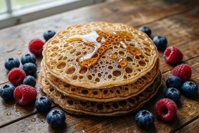 Рецепт кружевных блинчиков на молоке