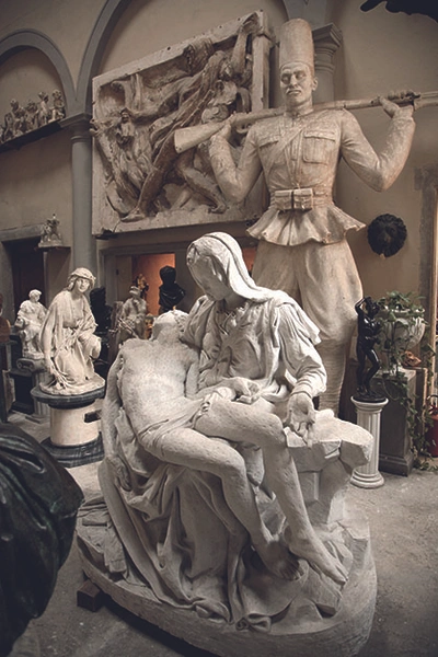 Скульптурная студия Romanelli при школе | Источник: Ferruccio de Iulis