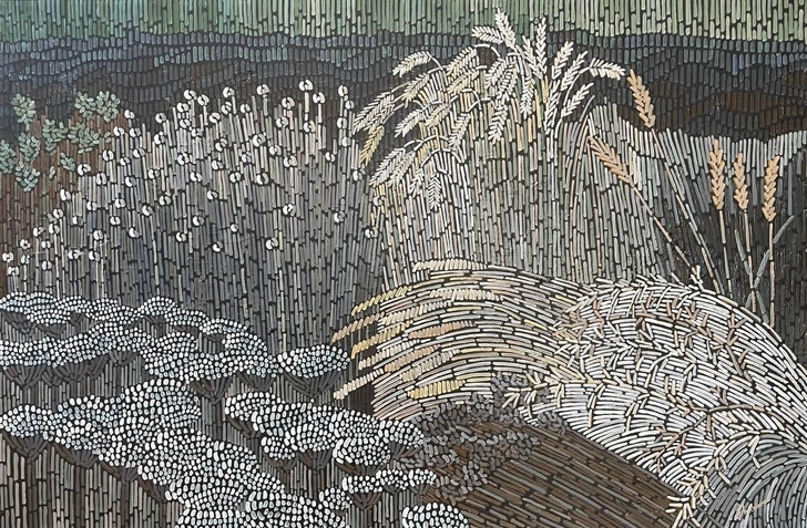 Дарья Дмитриева. Winter herbes. Акрил, холст. | Источник: «Тираж 1/1»