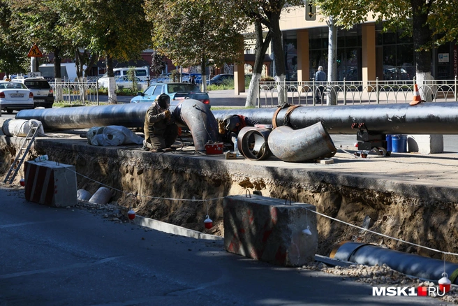 Ремонт теплосетей в Рязани продолжается с лета | Источник: Артём Устюжанин / MSK1.RU