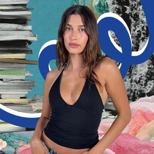 Хейли Бибер выбирает темно-синий маникюр зимой 2026