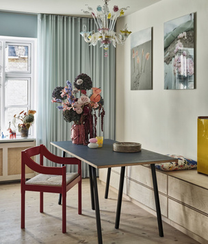 Цвет, экспрессия, максимализм: уютный дом в Копенгагене