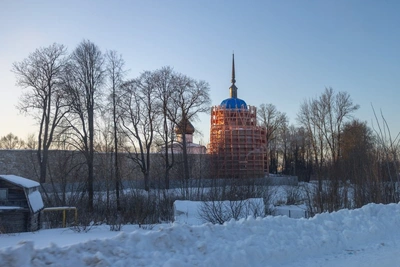 Ведерников проверил реставрацию Порховской крепости