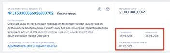 Девятый тендер | Источник: «Госзакупки»