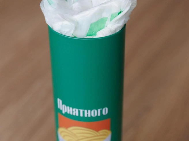 Банка пакетов | Источник: Ирина Шарова / 72.RU