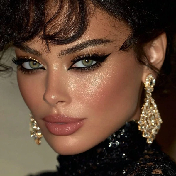 макияж на новый год 2026, новогодний макияж 2026, новогодний макияж, макияж на новый год, легкий макияж на новый год, какой макияж на новый год, новогодняя косметика | Источник: Pinterest