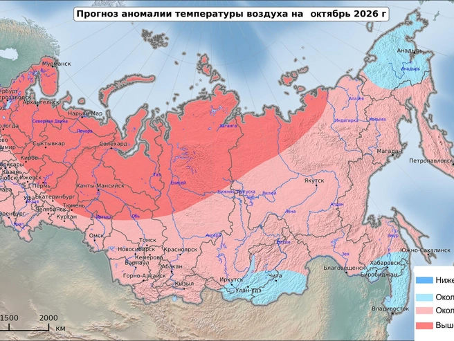 В соседних регионах Сибири температура тоже будет на уровне нормы | Источник: meteoinfo.ru