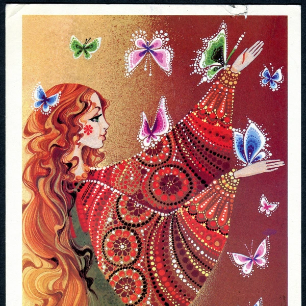 советские открытки, открытки советских лет, добрые советские открытки, советские открытки скачать, стиль советской открытки | Источник: Kohl-Illustration