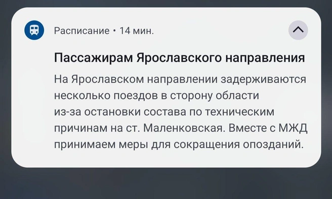 Источник: Приложение «Расписание и билеты ЦППК»